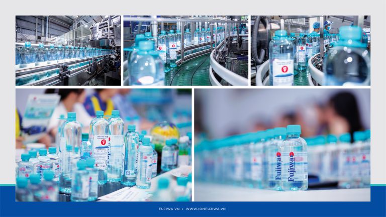 Nước uống ion kiềm cao cấp Fujiwa quy trình sản xuất